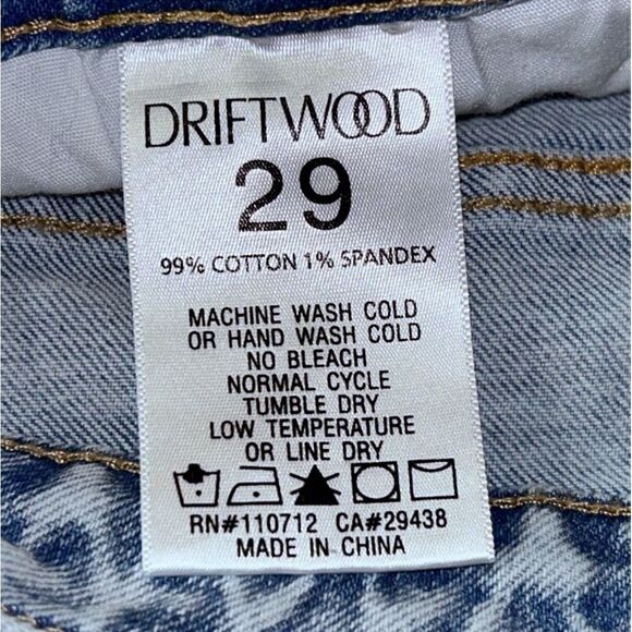 Driftwood Jackie High Rise Floral Embroidered Jeans - Picture 11 of 12